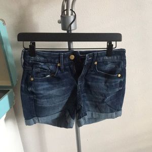 denim shorts